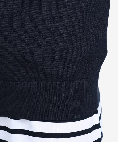 TOMMY HILFIGER(トミーヒルフィガー)の「Vネックニットカーディガン(カーディガン/ボレロ・レディース・ベージュ/ネイビー・SMALL/MEDIUM/X-SMALL)」の6枚目の写真