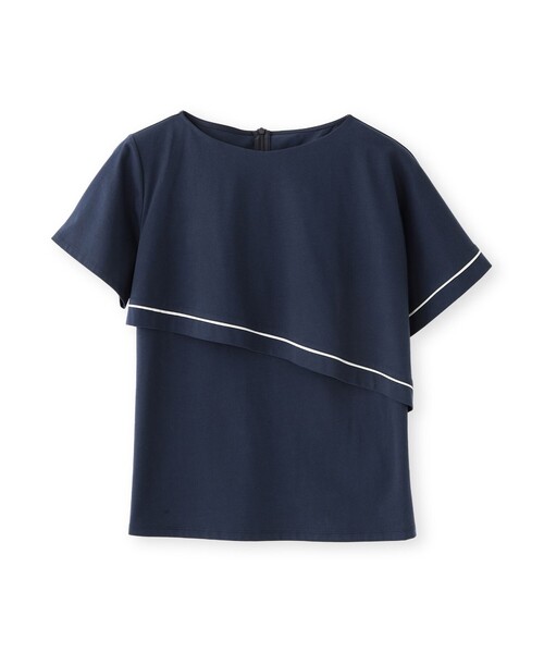 CAST: ラインデザインカットソー CAST:（キャストコロン）の「ラインデザインカットソー（Tシャツ