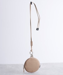 And A（アンドエー）の「waku ワク / レザーサークルウォレット キーリング付き ネックポーチ / WK-0009（コインケース）」