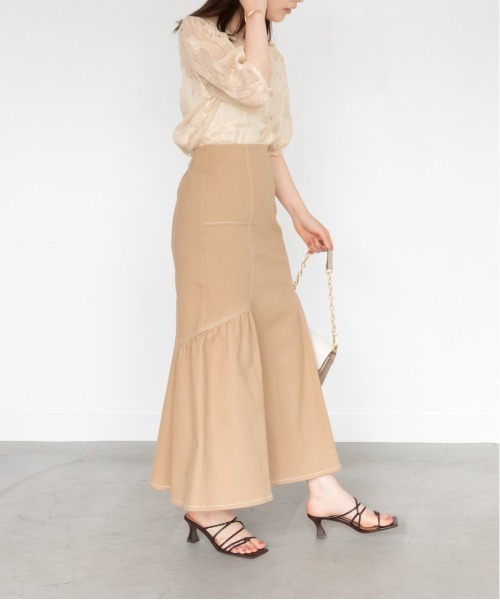 RANDA(ランダ)の「ノットディテールトングサンダル(サンダル・レディース・ダークブラウン/アイボリー/イエロー・LL/S/M/L)」の20枚目の写真