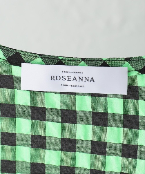 U by SPICK&SPAN(ユーバイスピックアンドスパン)の「【ROSEANNA/ローズアンナ】ギンガムチェック ワンピース(ワンピース・レディース・グリーン・FREE)」の9枚目の写真
