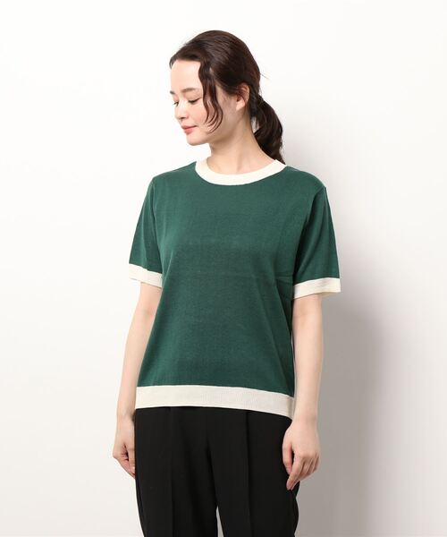 Lugnoncure（ルノンキュール）の「リンガーニット（ニット/セーター・レディース・ベージュ/グリーン/チャコール・ﾌﾘ-）」の15枚目の写真