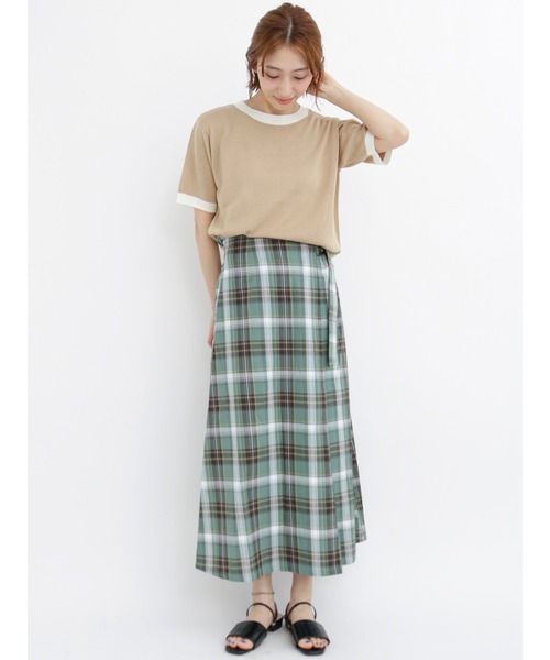 Lugnoncure（ルノンキュール）の「リンガーニット（ニット/セーター・レディース・ベージュ/グリーン/チャコール・ﾌﾘ-）」の7枚目の写真