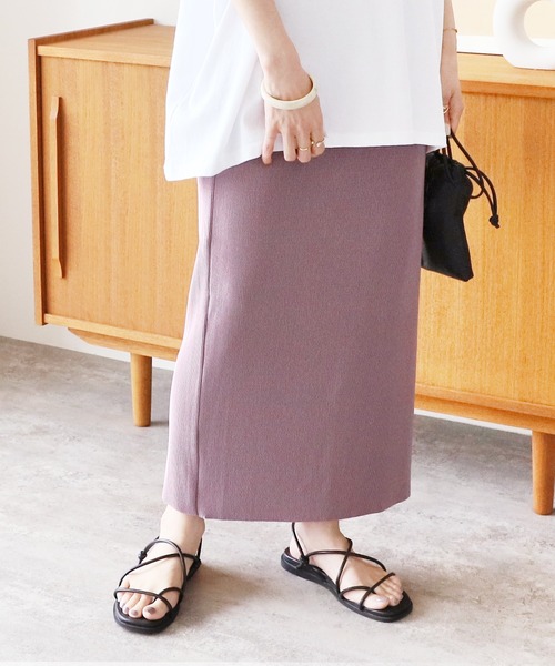 自分の好みの着丈にできる！セルフカットプリーツスカート