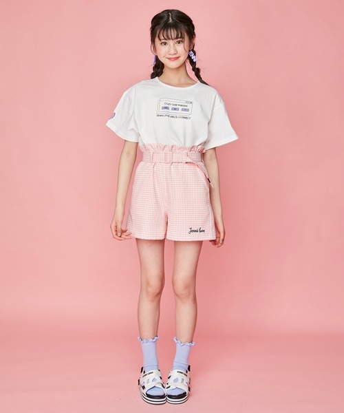 JENNI love（ジェニィラブ）の「ラインソールスポサン（サンダル・キッズ・オフホワイト/ブラック/ラベンダー・20cm/21cm/23cm/24cm/22cm）」の5枚目の写真