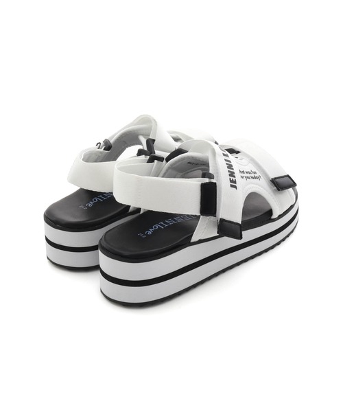 JENNI love（ジェニィラブ）の「ラインソールスポサン（サンダル・キッズ・オフホワイト/ブラック/ラベンダー・20cm/21cm/23cm/24cm/22cm）」の14枚目の写真