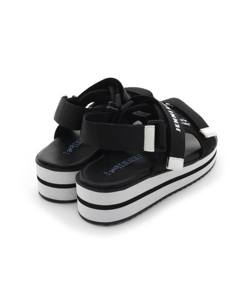 JENNI love（ジェニィラブ）の「ラインソールスポサン（サンダル・キッズ・オフホワイト/ブラック/ラベンダー・20cm/21cm/23cm/24cm/22cm）」の16枚目の写真