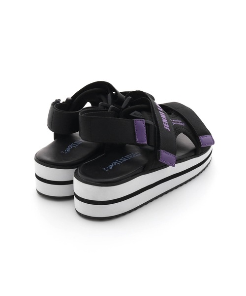 JENNI love（ジェニィラブ）の「ラインソールスポサン（サンダル・キッズ・オフホワイト/ブラック/ラベンダー・20cm/21cm/23cm/24cm/22cm）」の18枚目の写真