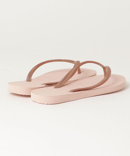 havaianas(ハワイアナス)の「havaianas/ハワイアナス SLIM/スリム ビーチサンダル 4000030(サンダル・レディース・ホワイト/ピンク/ゴールド/グレー/ブラック/ブルー・24.0cm/23.0cm)」の7枚目の写真