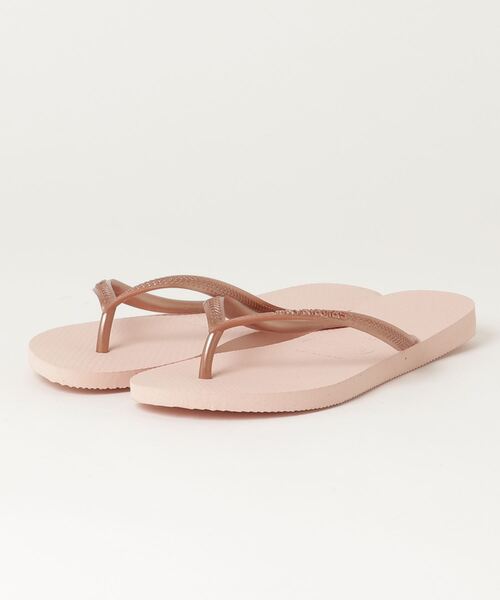 havaianas(ハワイアナス)の「havaianas/ハワイアナス SLIM/スリム ビーチサンダル 4000030(サンダル・レディース・ホワイト/ピンク/ゴールド/グレー/ブラック/ブルー・24.0cm/23.0cm)」の9枚目の写真