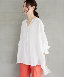 LEPSIM | シャーリングスキッパーブラウス 274206(シャツ/ブラウス)