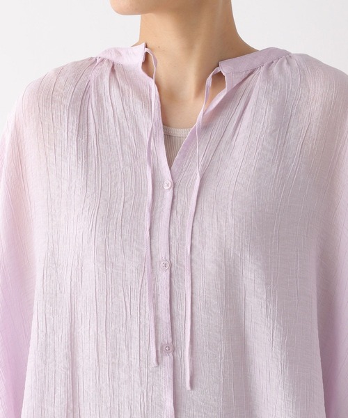 LEPSIM(レプシィム)の「シャーリングスキッパーブラウス 274206(シャツ/ブラウス・レディース・ブラック/オフホワイト/ピンク・FREE)」の18枚目の写真