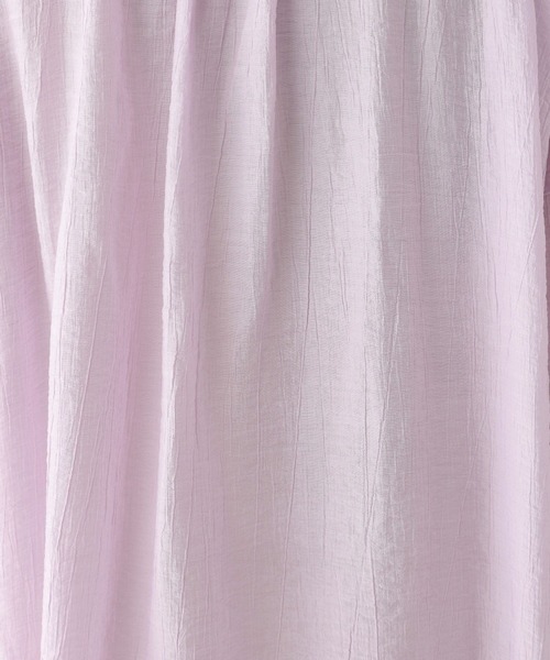 LEPSIM(レプシィム)の「シャーリングスキッパーブラウス 274206(シャツ/ブラウス・レディース・ブラック/オフホワイト/ピンク・FREE)」の7枚目の写真