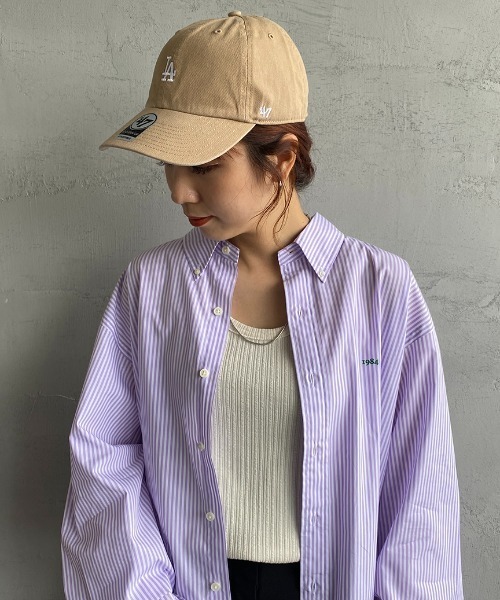 '47（フォーティーセブン）の「['47/フォーティセブン] LA ドジャース ロゴ刺繍ベースボールキャップ（キャップ・レディース・ブラック/ブルー/カーキ・ONE SIZE）」の3枚目の写真