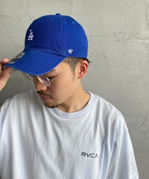 '47（フォーティーセブン）の「['47/フォーティセブン] LA ドジャース ロゴ刺繍ベースボールキャップ（キャップ・レディース・ブラック/ブルー/カーキ・ONE SIZE）」の22枚目の写真