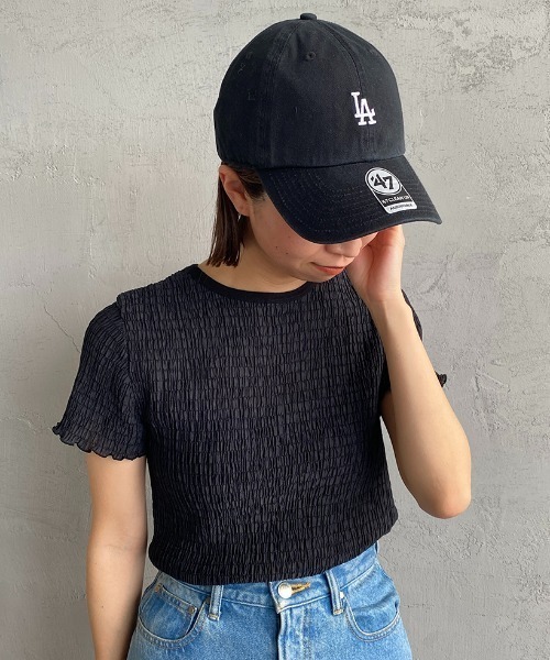 '47（フォーティーセブン）の「['47/フォーティセブン] LA ドジャース ロゴ刺繍ベースボールキャップ（キャップ・レディース・ブラック/ブルー/カーキ・ONE SIZE）」の6枚目の写真