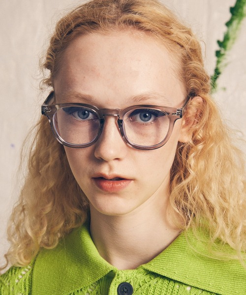 MAISON SPECIAL（メゾンスペシャル）の「《ユニセックスアイテム》クリアボストンアイウェア【MAISON SPECIAL/メゾンスペシャル】（メガネ・メンズ・ブラック/グレー/グリーン・FREE）」の2枚目の写真