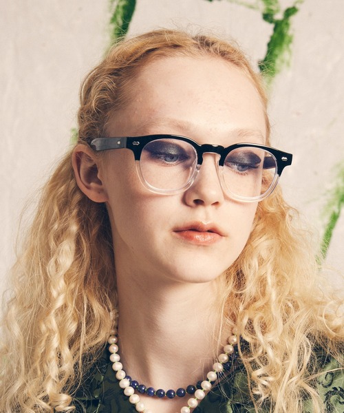 MAISON SPECIAL（メゾンスペシャル）の「《ユニセックスアイテム》クリアボストンアイウェア【MAISON SPECIAL/メゾンスペシャル】（メガネ・メンズ・ブラック/グレー/グリーン・FREE）」の15枚目の写真