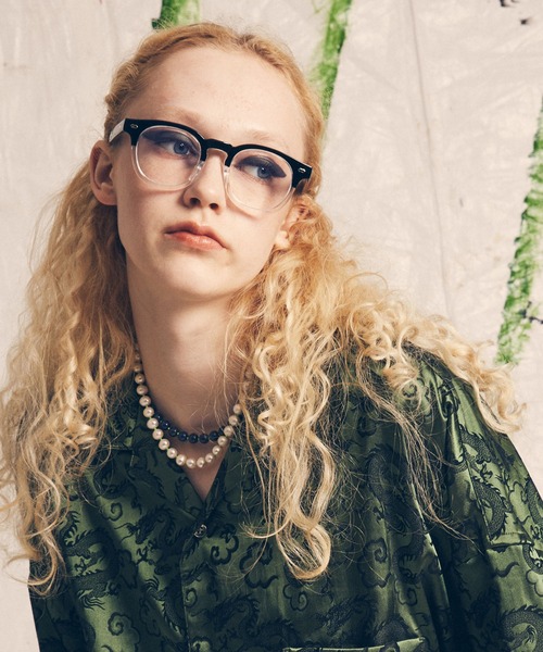 MAISON SPECIAL（メゾンスペシャル）の「《ユニセックスアイテム》クリアボストンアイウェア【MAISON SPECIAL/メゾンスペシャル】（メガネ・メンズ・ブラック/グレー/グリーン・FREE）」の16枚目の写真