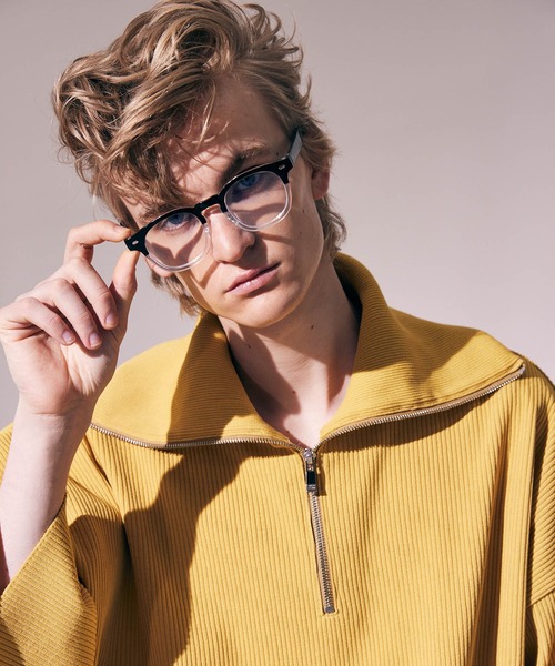 MAISON SPECIAL（メゾンスペシャル）の「《ユニセックスアイテム》クリアボストンアイウェア【MAISON SPECIAL/メゾンスペシャル】（メガネ・メンズ・ブラック/グレー/グリーン・FREE）」の9枚目の写真