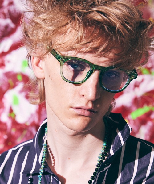 MAISON SPECIAL（メゾンスペシャル）の「《ユニセックスアイテム》クリアボストンアイウェア【MAISON SPECIAL/メゾンスペシャル】（メガネ・メンズ・ブラック/グレー/グリーン・FREE）」の7枚目の写真