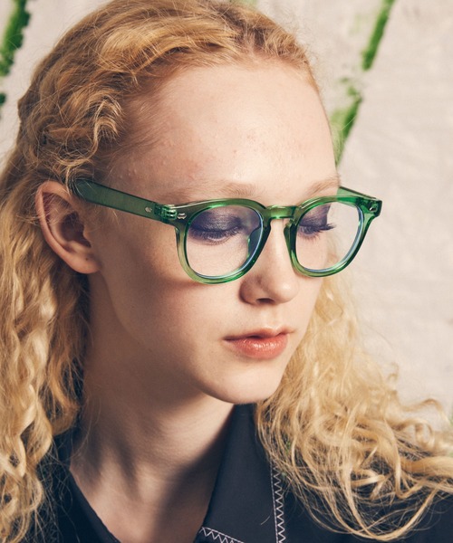 MAISON SPECIAL（メゾンスペシャル）の「《ユニセックスアイテム》クリアボストンアイウェア【MAISON SPECIAL/メゾンスペシャル】（メガネ・メンズ・ブラック/グレー/グリーン・FREE）」の5枚目の写真