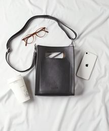 UNION STATION | シンセティックレザースクエアショルダーバッグ(ショルダーバッグ)