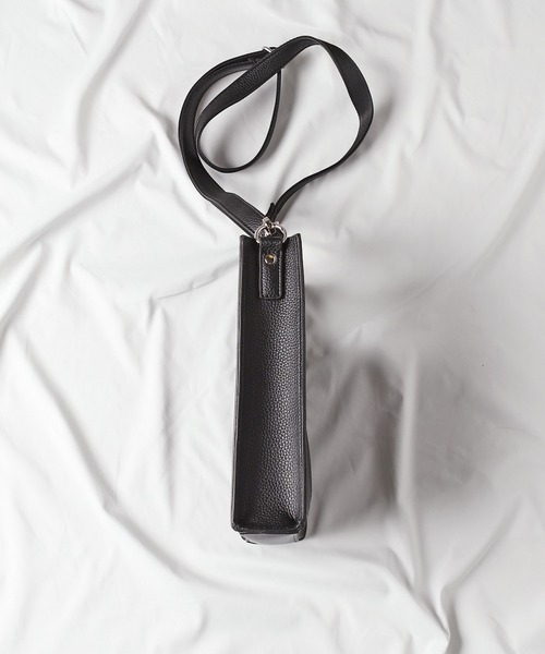 UNION STATION（ユニオンステーション）の「シンセティックレザースクエアショルダーバッグ（ショルダーバッグ・メンズ・ブラック/グレー/ブラック系その他・FREE）」の18枚目の写真