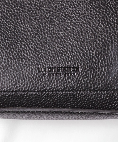 UNION STATION（ユニオンステーション）の「シンセティックレザースクエアショルダーバッグ（ショルダーバッグ・メンズ・ブラック/グレー/ブラック系その他・FREE）」の20枚目の写真
