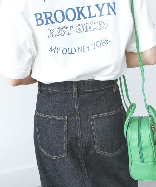 Chillfar（チルファー）の「デニムロングスカート（デニムスカート・レディース・ブラック/ネイビー/アイボリー・MEDIUM/LARGE）」の10枚目の写真