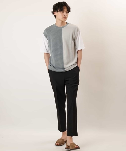 a.v.v（アーヴェヴェ）の「【速乾】リライトセミルーズアンクルパンツ（セットアップ対応）（その他パンツ・メンズ・ブラック/モカ/グリーン・46/48/44/50）」の22枚目の写真