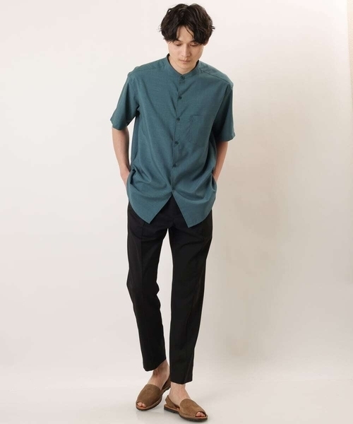 a.v.v（アーヴェヴェ）の「【速乾】リライトセミルーズアンクルパンツ（セットアップ対応）（その他パンツ・メンズ・ブラック/モカ/グリーン・46/48/44/50）」の19枚目の写真