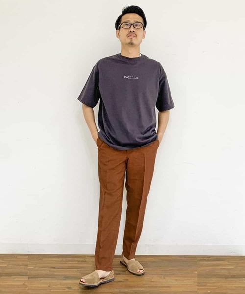 a.v.v（アーヴェヴェ）の「【速乾】リライトセミルーズアンクルパンツ（セットアップ対応）（その他パンツ・メンズ・ブラック/モカ/グリーン・46/48/44/50）」の15枚目の写真