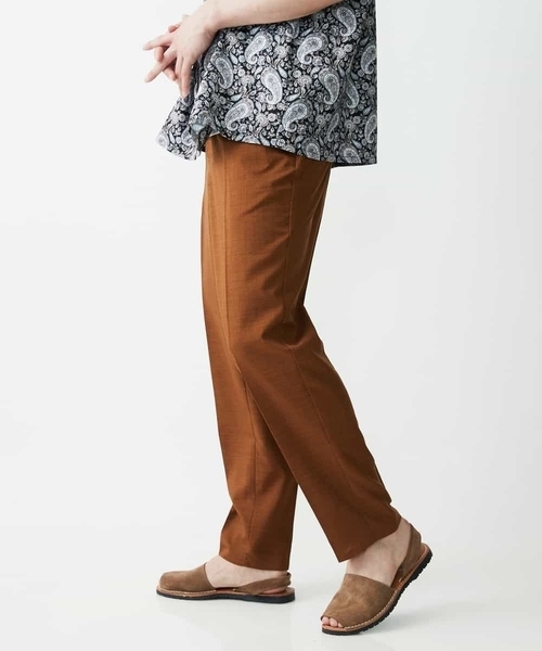 a.v.v（アーヴェヴェ）の「【速乾】リライトセミルーズアンクルパンツ（セットアップ対応）（その他パンツ・メンズ・ブラック/モカ/グリーン・46/48/44/50）」の12枚目の写真