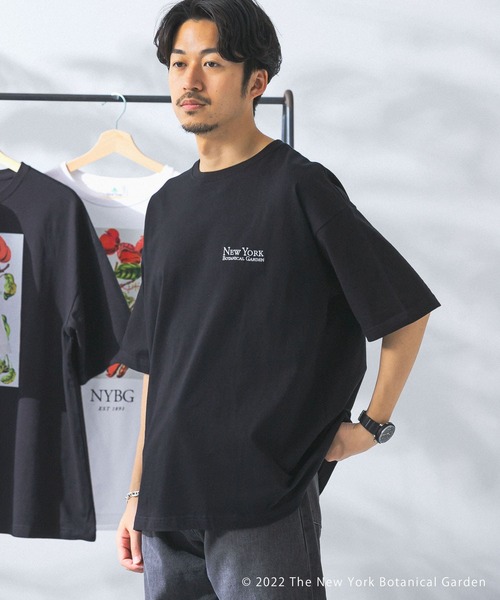 URBAN RESEARCH(アーバンリサーチ)の「NYBG T-SHIRTS(Tシャツ/カットソー・メンズ・ホワイト/ブラック・MEDIUM/LARGE)」の3枚目の写真