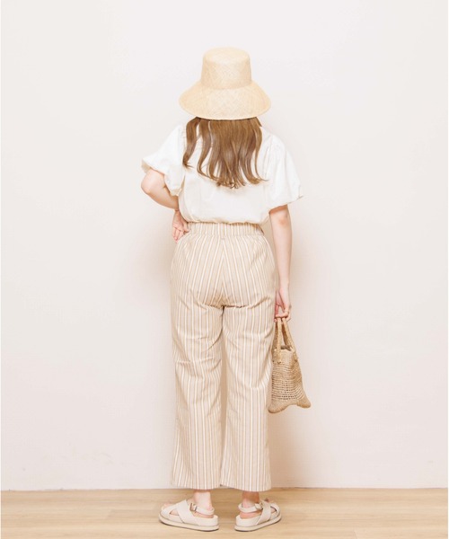 flower(フラワー)の「フェミニンパフブラウス(シャツ/ブラウス・レディース・アイボリー/ピンク・FREE)」の12枚目の写真