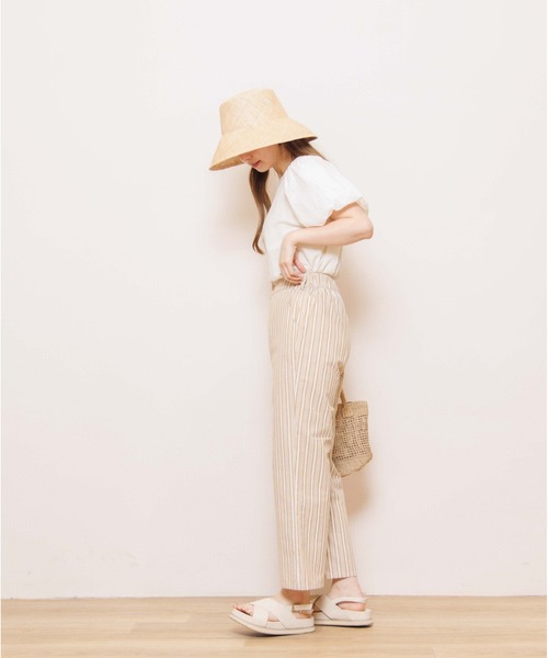 flower(フラワー)の「フェミニンパフブラウス(シャツ/ブラウス・レディース・アイボリー/ピンク・FREE)」の20枚目の写真