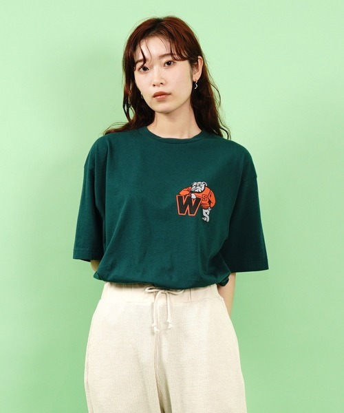 THE SHINZONE(ザ シンゾーン)の「BULL DAD TEE(Tシャツ/カットソー・レディース・ブルー/パープル/グリーン・FREE)」の5枚目の写真