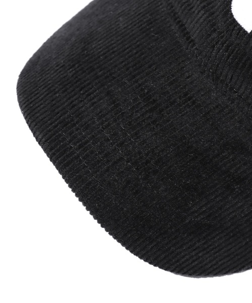 Carhartt WIP(カーハートダブリューアイピー)の「Carhartt WIP/カーハートダブリューアイピー Harlem Cap ベースボールキャップ コーデュロイ(キャップ・メンズ・ブラック・ONE SIZE)」の4枚目の写真