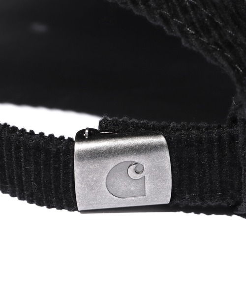 Carhartt WIP(カーハートダブリューアイピー)の「Carhartt WIP/カーハートダブリューアイピー Harlem Cap ベースボールキャップ コーデュロイ(キャップ・メンズ・ブラック・ONE SIZE)」の8枚目の写真