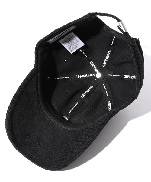 Carhartt WIP(カーハートダブリューアイピー)の「Carhartt WIP/カーハートダブリューアイピー Harlem Cap ベースボールキャップ コーデュロイ(キャップ・メンズ・ブラック・ONE SIZE)」の9枚目の写真