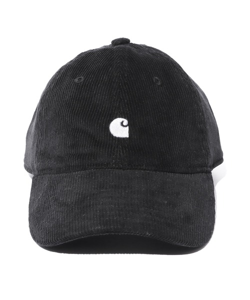 Carhartt WIP(カーハートダブリューアイピー)の「Carhartt WIP/カーハートダブリューアイピー Harlem Cap ベースボールキャップ コーデュロイ(キャップ・メンズ・ブラック・ONE SIZE)」の19枚目の写真