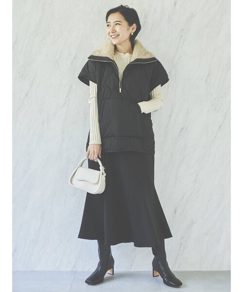 COTORICA（コトリカ）の「ダンボールマーメイドスカート（スカート・レディース・チャコールグレー/ブラック/グリーン・SMALL/MEDIUM）」の5枚目の写真