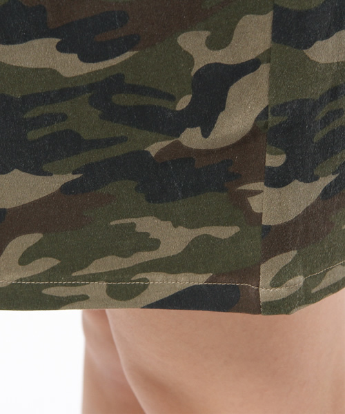 CIAOPANIC（チャオパニック）の「【Ciaopanic】ウエストギャザーカモSK（スカート・レディース・その他11・FREE）」の3枚目の写真