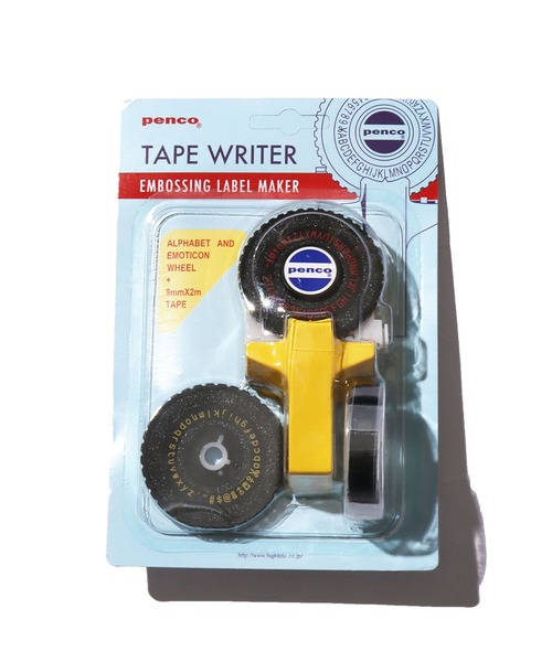 PENCO（ペンコ）の「penco/ペンコ テープライター レトロ（ステッカー/テープ・メンズ・イエロー/ネイビー/ピンク/アイボリー/ブラウン・FREE）」の5枚目の写真