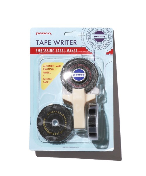 PENCO（ペンコ）の「penco/ペンコ テープライター レトロ（ステッカー/テープ・メンズ・イエロー/ネイビー/ピンク/アイボリー/ブラウン・FREE）」の2枚目の写真