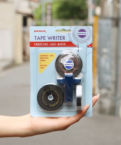 PENCO（ペンコ）の「penco/ペンコ テープライター レトロ（ステッカー/テープ・メンズ・イエロー/ネイビー/ピンク/アイボリー/ブラウン・FREE）」の7枚目の写真