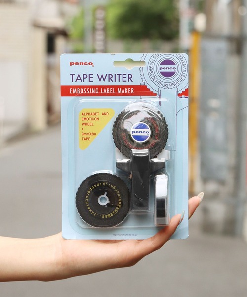 PENCO（ペンコ）の「penco/ペンコ テープライター レトロ（ステッカー/テープ・メンズ・イエロー/ネイビー/ピンク/アイボリー/ブラウン・FREE）」の9枚目の写真