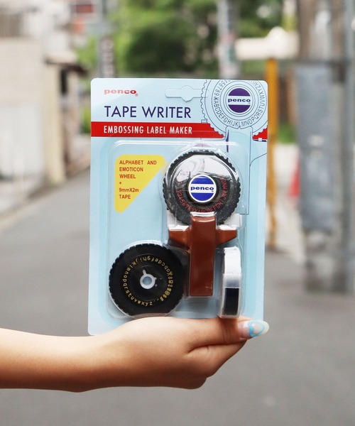 PENCO（ペンコ）の「penco/ペンコ テープライター レトロ（ステッカー/テープ・メンズ・イエロー/ネイビー/ピンク/アイボリー/ブラウン・FREE）」の10枚目の写真