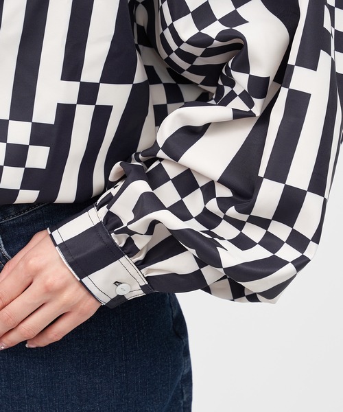 SPIRALGIRL（スパイラルガール）の「ブロックチェックショートジャケット（その他アウター・レディース・ブラック系/ブラウン系・FREE）」の18枚目の写真